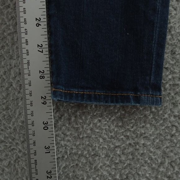 Abercrombie & Fitch Jeans Womens 2R 26x31 Blue Indigo‎ Dark Wash Super Skinny - Picture 6 of 9